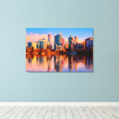 Vancouver Cityscape Leinwanddruck (Insitu (Holzboden))