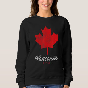 Vancouver Classic Vintag Retro Canada Maple Leaf Sweatshirt