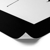 Vancouver Dark City Map Poster (Ecke)