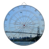 Vancouver Dartboard Lions Gate Souvenir Dartboard Dartscheibe (vorne)