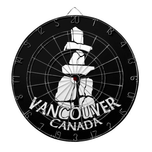 Vancouver Dartboard Vancouver Souvenir Dartboard Dartscheibe (vorne)