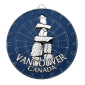 Vancouver Dartboard Vancouver Souvenir Dartboard Dartscheibe (vorne)