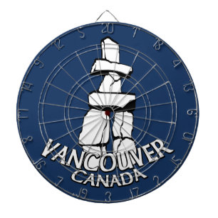 Vancouver Dartboard Vancouver Souvenir Dartboard Dartscheibe