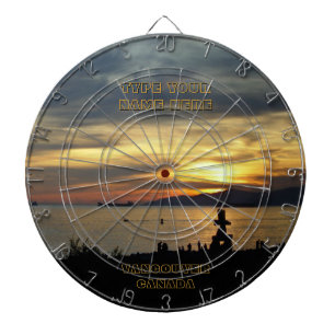 Vancouver Dartboard Vancouver Souvenir Wurfpfeilzi Dartscheibe