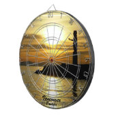 Vancouver Dartboard Vancouver Sunset Dartboard Dartscheibe (Vorderseite rechts)