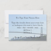 Vancouver Einladungen Personalisiert Vancouver UAW (Rückseite)