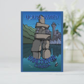 Vancouver Einladungen Personalisiert Vancouver UAW (Stehend Vorderseite)