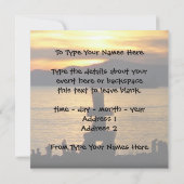 Vancouver Einladungen Personalisiert Vancouver UAW (Rückseite)