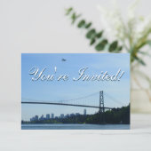 Vancouver Einladungen Personalisiert Vancouver UAW (Stehend Vorderseite)