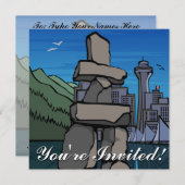 Vancouver Einladungen Personalisiert Vancouver UAW (Vorne/Hinten)