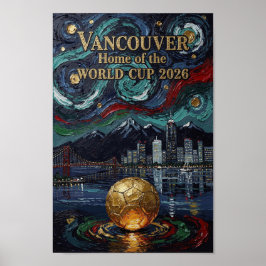 Vancouver elegante Kunstwand für Ihr Zuhause Poster