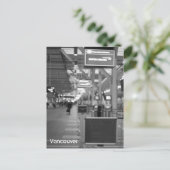 Vancouver - Empire Airport Black & White Postcard Postkarte (Stehend Vorderseite)