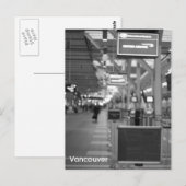 Vancouver - Empire Airport Black & White Postcard Postkarte (Vorne/Hinten)