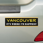 "VANCOUVER" - "ES IST WO ICH GLÜCKLICH BIN" (Kanad Autoaufkleber (Auf Auto)