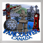 Vancouver First Nations Poster Totem Wohngestaltun (Vorne)