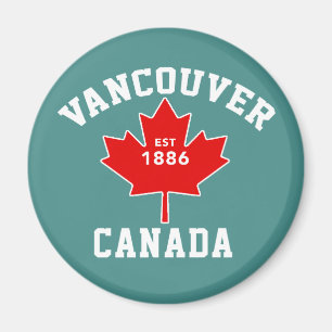 Vancouver Flag Est 1886 Kanada Unabhängigkeitstag Magnet