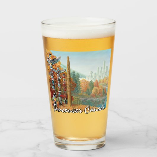 Vancouver Glass Vancouver Souvenir Glass Glas (Vorne (Gefüllt))