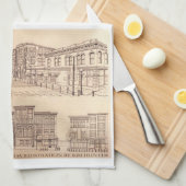 Vancouver Handtuch Gastown Kunst, Dichtung und Mus (Viertel Falte)