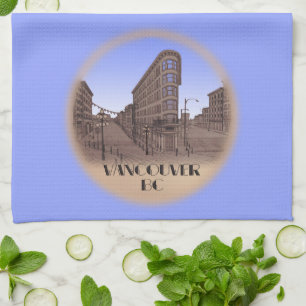 Vancouver Handtuch Gastown Kunst Souvenir Teetuch