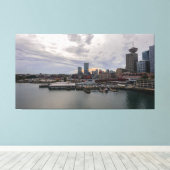 Vancouver Harbour Twilight Leinwanddruck (Insitu (Holzboden))
