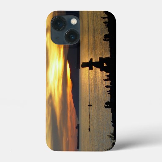 Vancouver iPhone Mini Case Inukshuk Sunset Hüllen (Rückseite)