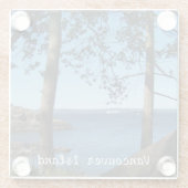 Vancouver Island Glasuntersetzer (Rückseite)