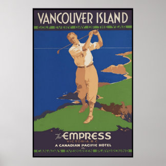 Vancouver Island Golf jeden Tag des Jahres Poster