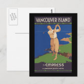 Vancouver Island Golf jeden Tag des Jahres Postkarte (Vorne/Hinten)