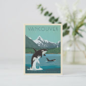 Vancouver Island | Killer Whales Postkarte (Stehend Vorderseite)