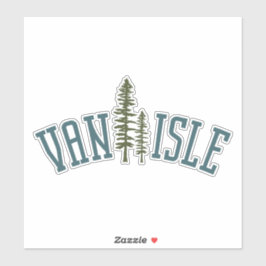 Vancouver Island Places West Coast Vinyl Sticker