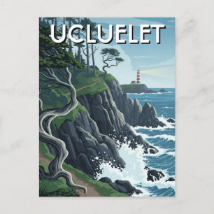 Vancouver Island Ucluelet Reise Postkarte