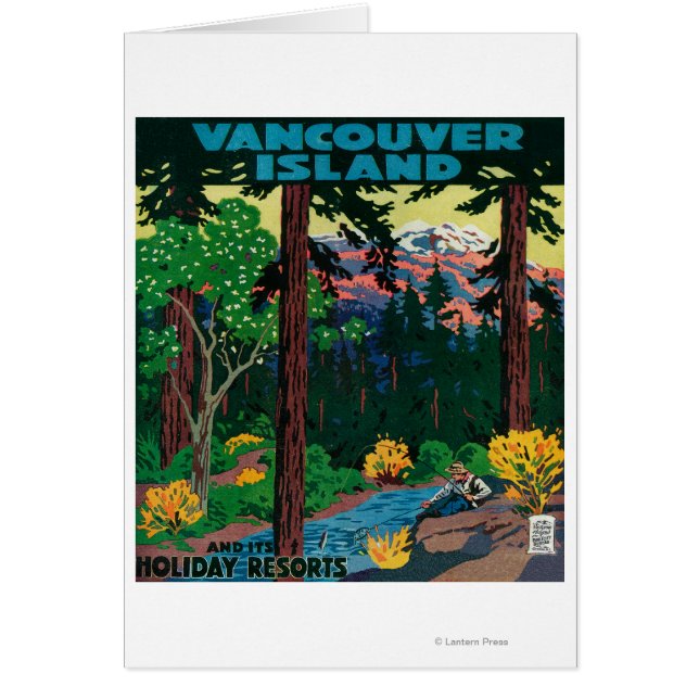 Vancouver Island Werbeplakat (Vorne)