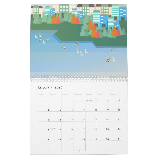 Vancouver Kalender 2023 (Jan 2026)