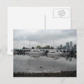 Vancouver Kanada Boote Postkarte (Vorne/Hinten)