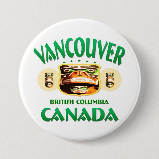 Vancouver Kanada Button (Vorderseite)