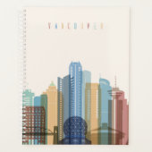 Vancouver, Kanada | City Skyline Planer (Vorderseite)