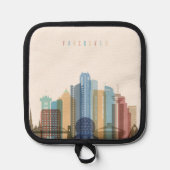 Vancouver, Kanada | City Skyline Topflappen (Vorderseite)