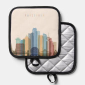 Vancouver, Kanada | City Skyline Topflappen (Vorderseite/Rückseite)