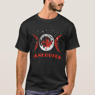 Vancouver Kanada Flagge Ahornblatt Kanadier T-Shirt