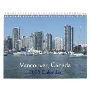 Vancouver, Kanada - Kalender 2025