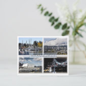 Vancouver - Kanada - Mosaik - Postkarte (Stehend Vorderseite)