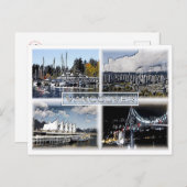Vancouver - Kanada - Mosaik - Postkarte (Vorne/Hinten)