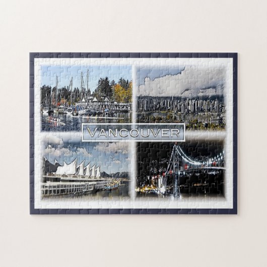 Vancouver - Kanada - Mosaik - Puzzle (Horizontal)