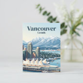 Vancouver, Kanada Postkarte (Stehend Vorderseite)