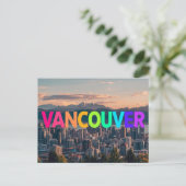 Vancouver Kanada Postkarte (Stehend Vorderseite)