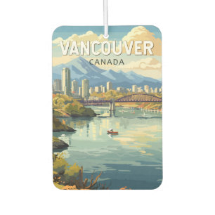 Vancouver Kanada Reise Kunst Vintage Autolufterfrischer