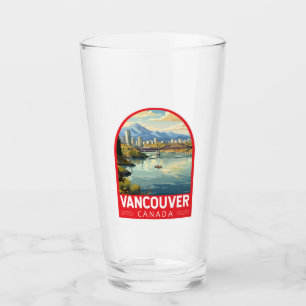 Vancouver Kanada Reise Kunst Vintage Glas