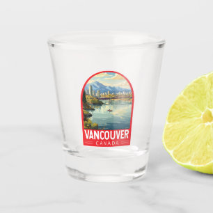 Vancouver Kanada Reise Kunst Vintage Schnapsglas