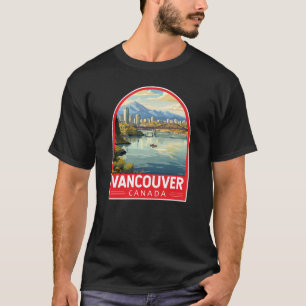 Vancouver Kanada Reise Kunst Vintage T-Shirt