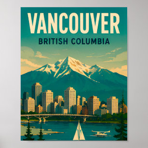 Vancouver Kanada Reise Souvenir Poster